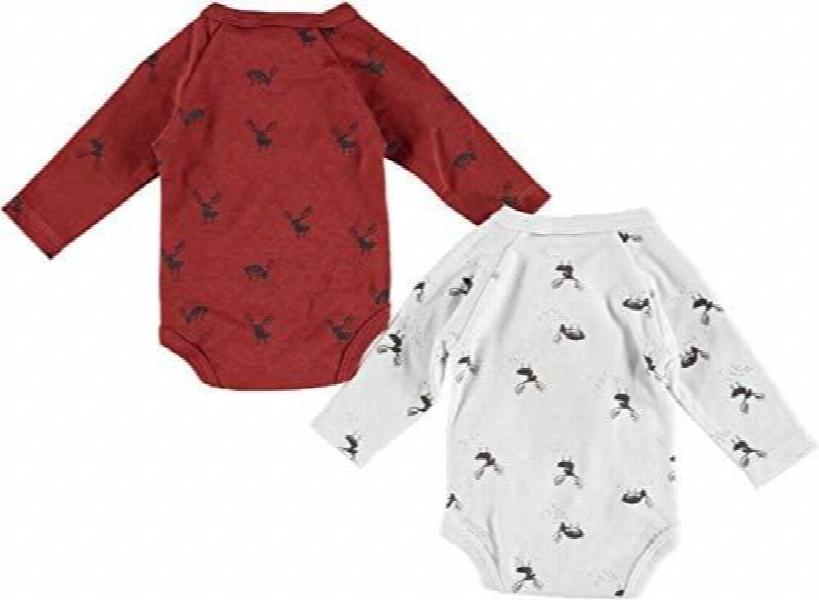 Set of 2 Baby Bodysuits with Decorative Print, 9 Months